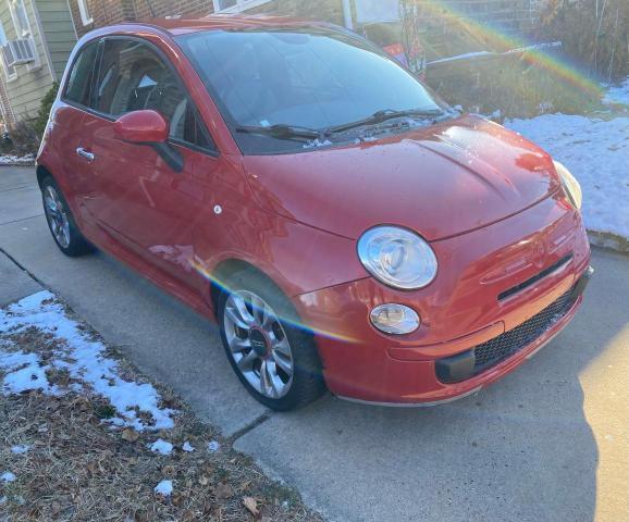 Hatchbacks FIAT 500 2015 Red