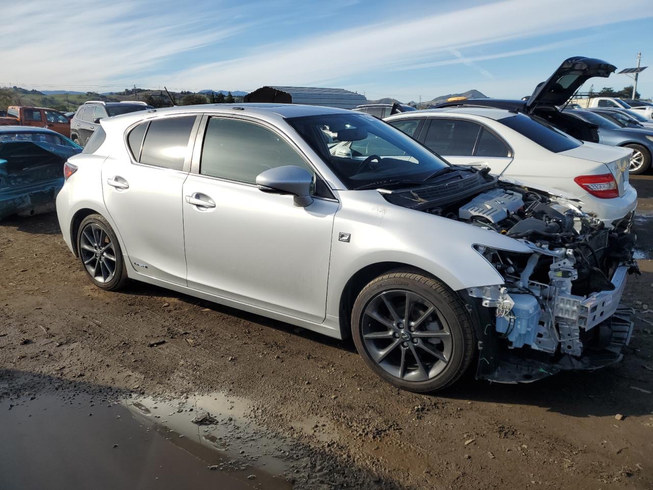 VIN JTHKD5BH3D2158855 2013 LEXUS CT 200 no.4