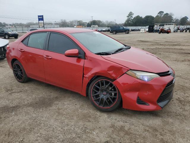  TOYOTA COROLLA 2018 Czerwony