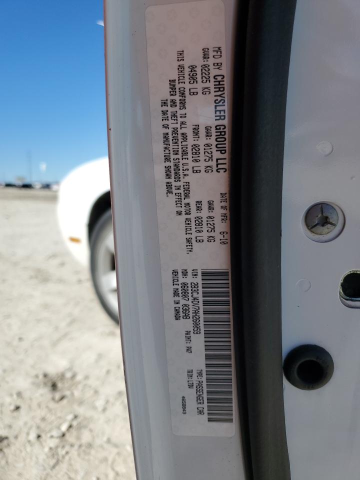2010 Dodge Challenger Se VIN: 2B3CJ4DV7AH260059 Lot: 83544894