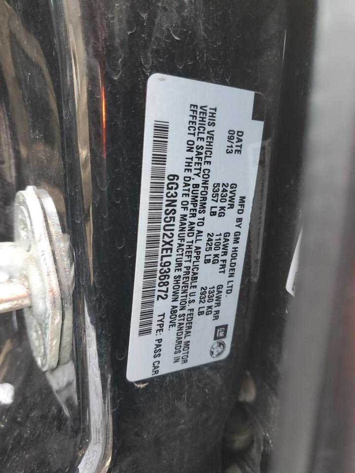 2014 Chevrolet Caprice Police VIN: 6G3NS5U2XEL936872 Lot: 82133114