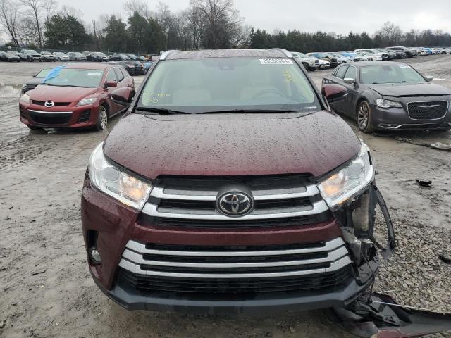  TOYOTA HIGHLANDER 2018 Burgundy