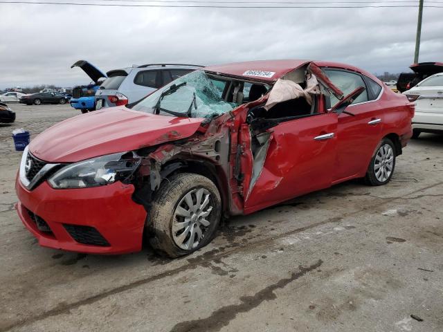  NISSAN SENTRA 2017 Red