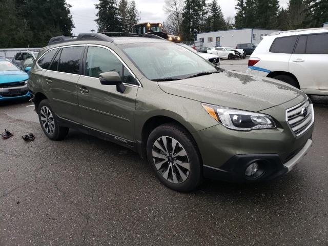  SUBARU OUTBACK 2016 Зелений