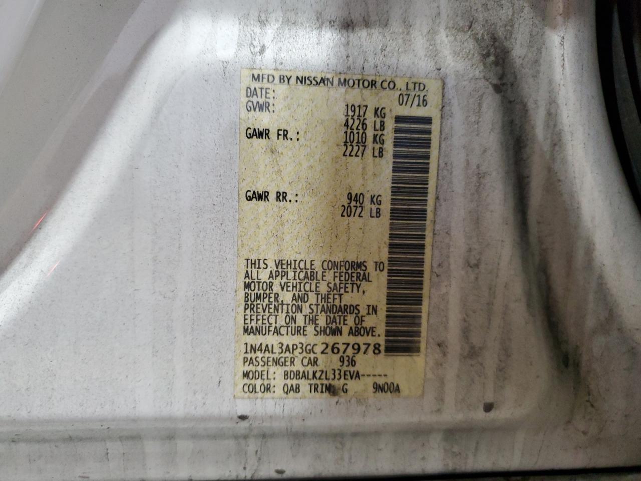 2016 Nissan Altima - Image 12