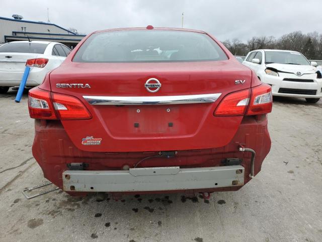  NISSAN SENTRA 2017 Red