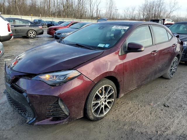  TOYOTA COROLLA 2017 Burgundy