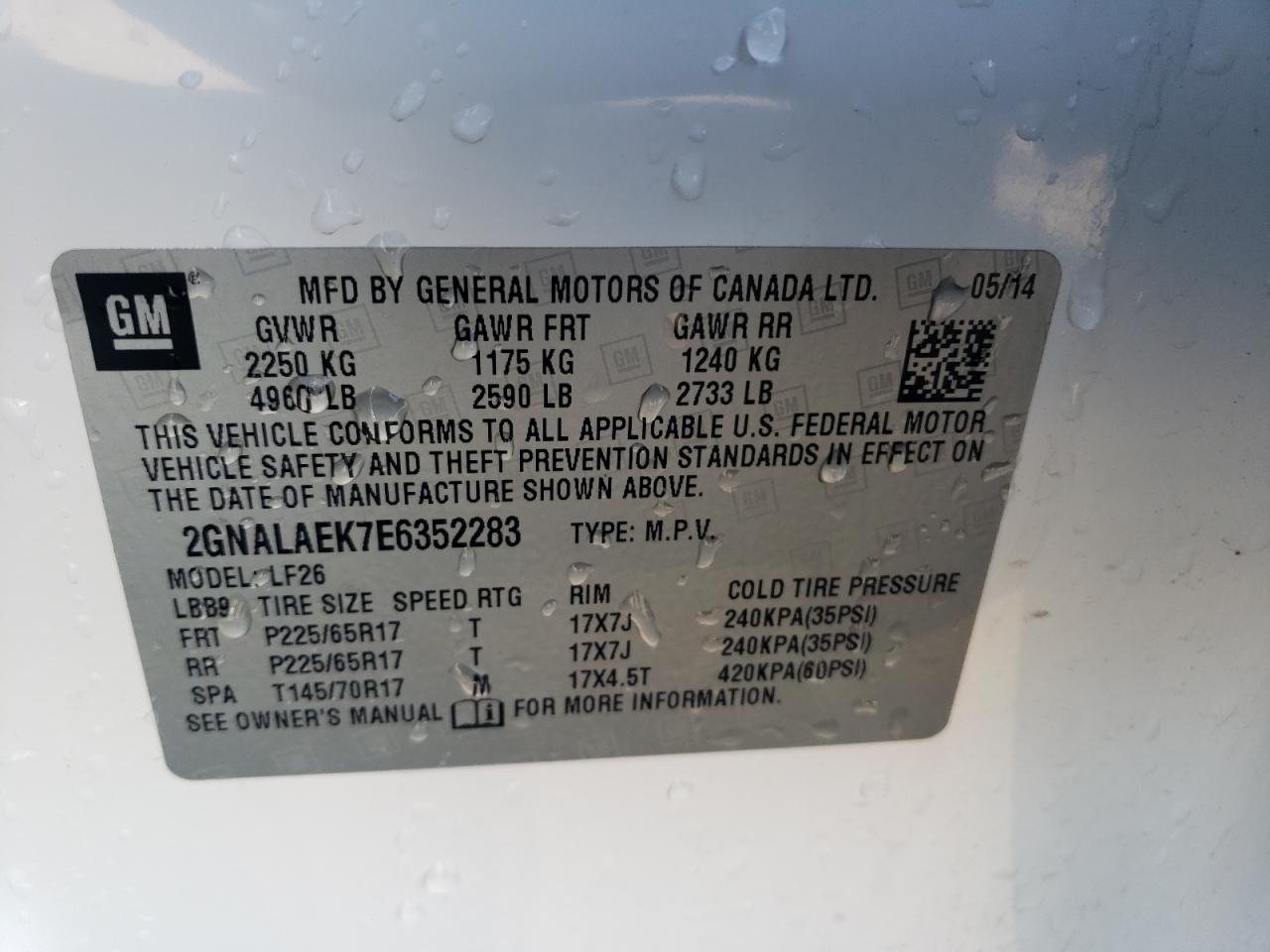 2014 Chevrolet Equinox - Image 13