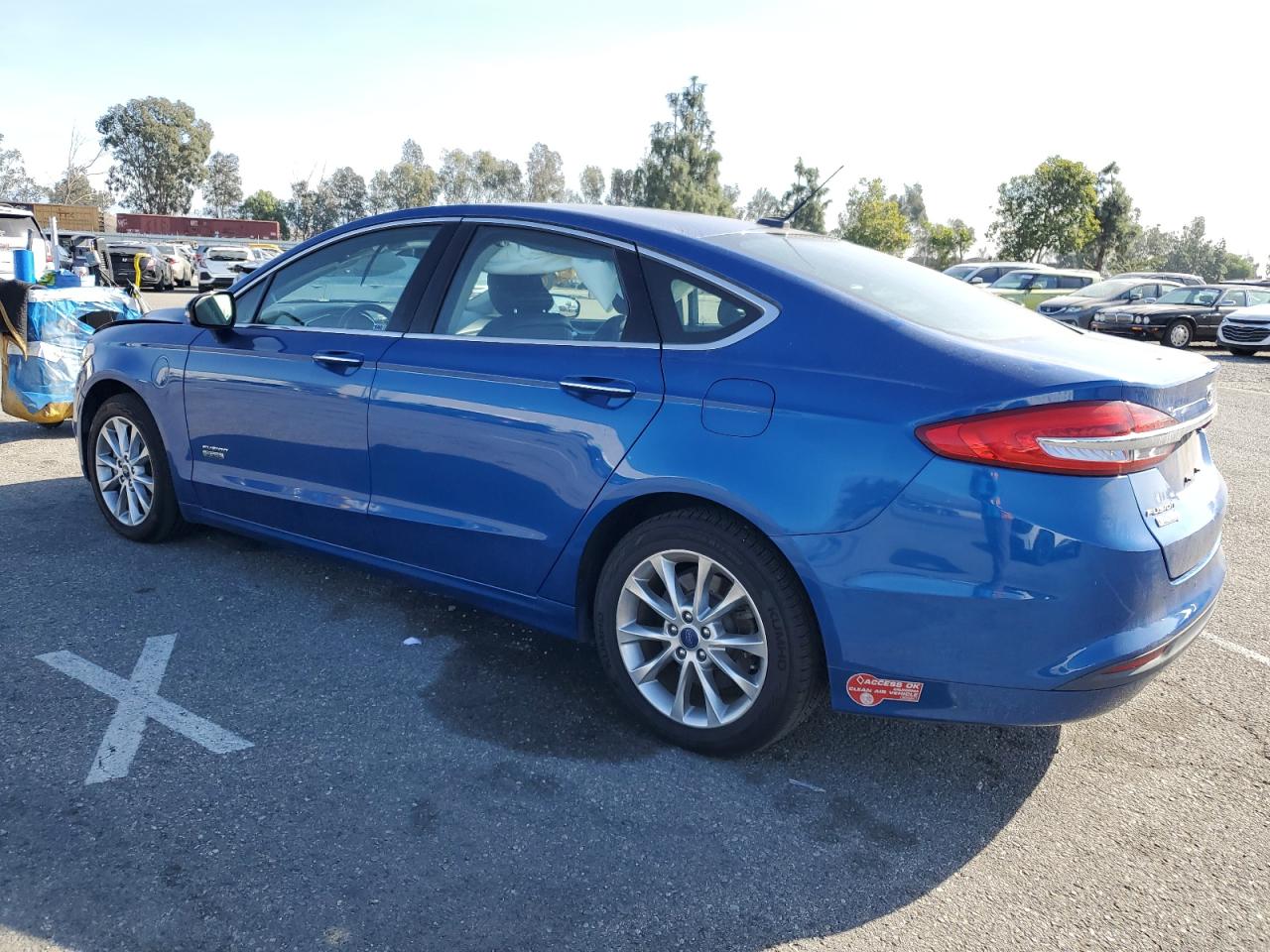 VIN 3FA6P0PU7HR306077 2017 FORD FUSION no.2