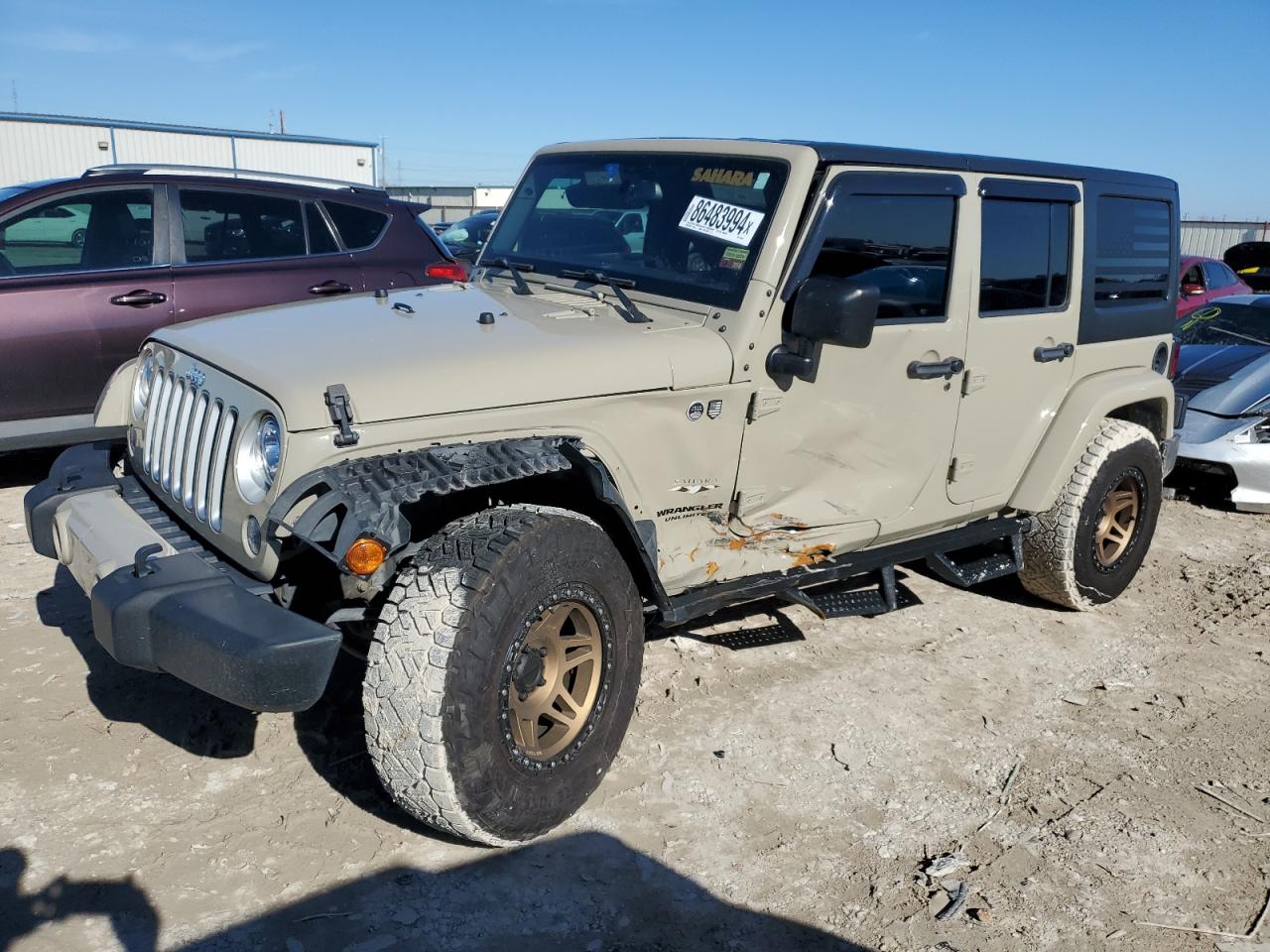 2017 Jeep Wrangler Unlimited Sahara за продажба в Haslet, TX - Side