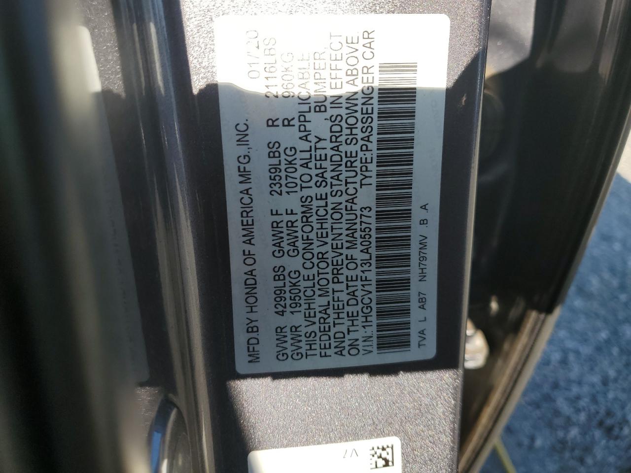 2020 Honda Accord - Image 13