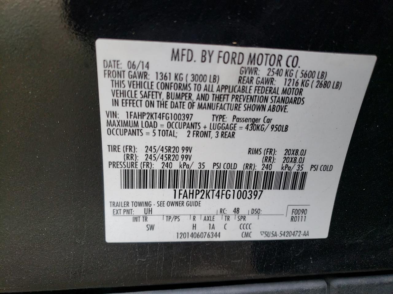 2015 Ford Taurus - Image 13