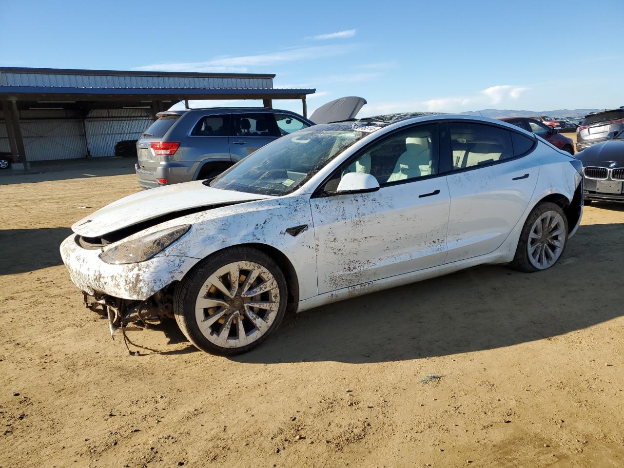 VIN 5YJ3E1EA5NF374232 2022 TESLA MODEL 3 no.1