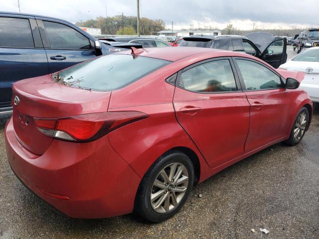  HYUNDAI ELANTRA 2015 Red