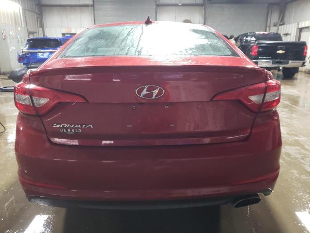  HYUNDAI SONATA 2017 Red