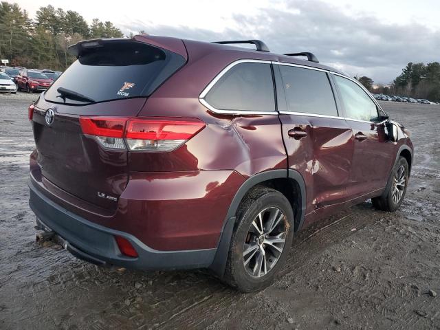  TOYOTA HIGHLANDER 2017 Burgundy