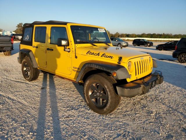 Parquets JEEP WRANGLER 2015 Żółty