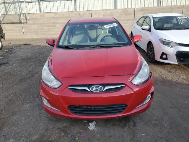  HYUNDAI ACCENT 2013 Красный