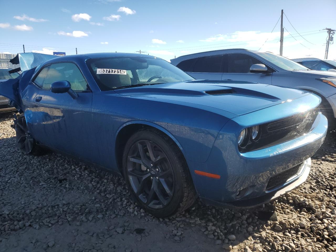 VIN 2C3CDZAGXNH215670 2022 DODGE CHALLENGER no.4