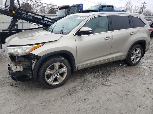 2016 Toyota Highlander Limited zu verkaufen in Walton, KY - Front End