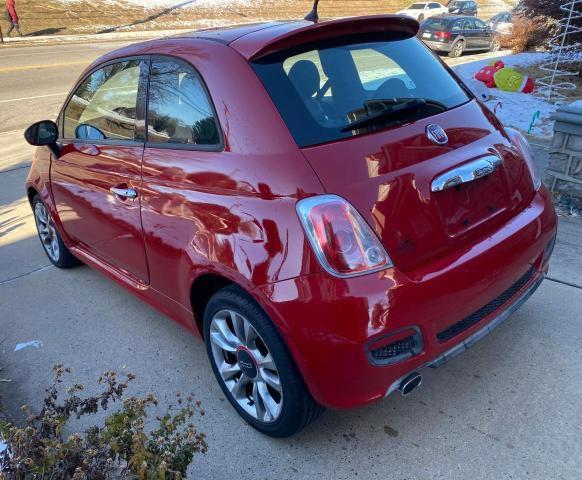 Hatchbacks FIAT 500 2015 Red