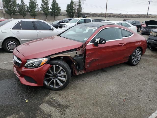  MERCEDES-BENZ C-CLASS 2018 Красный