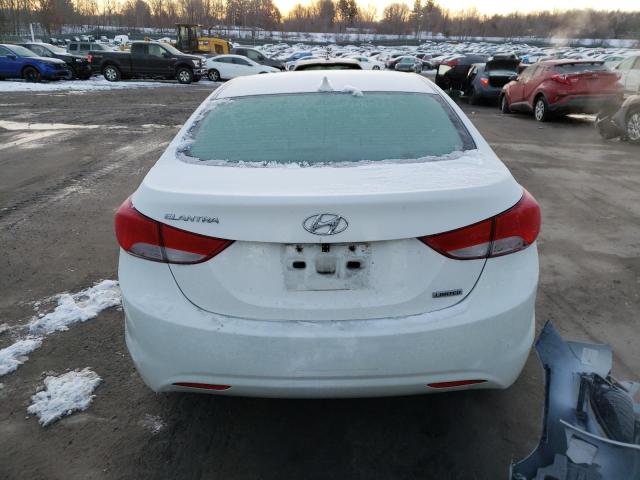  HYUNDAI ELANTRA 2012 Білий