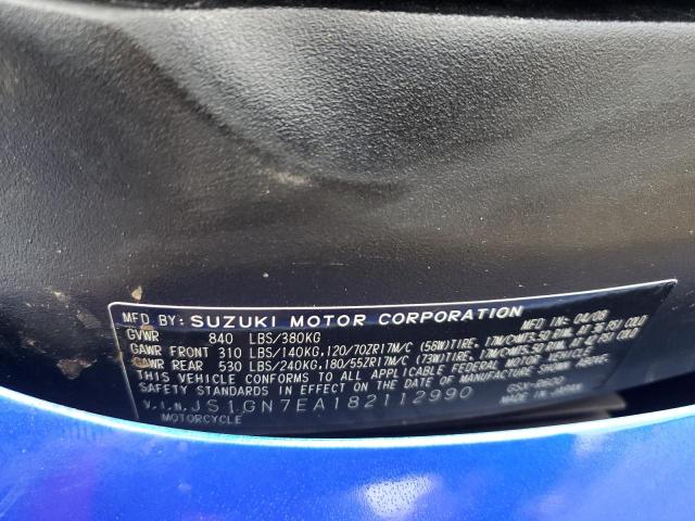 2008 SUZUKI GSX-R600 
