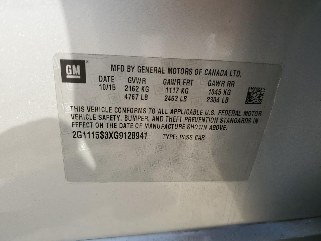 2016 Chevrolet Impala - Image 14