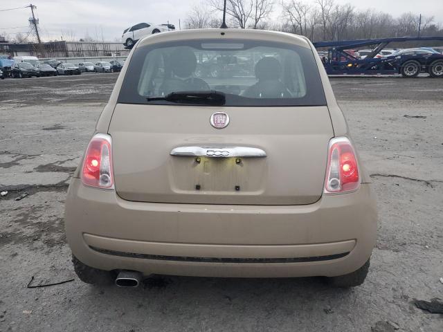  FIAT 500 2012 tan