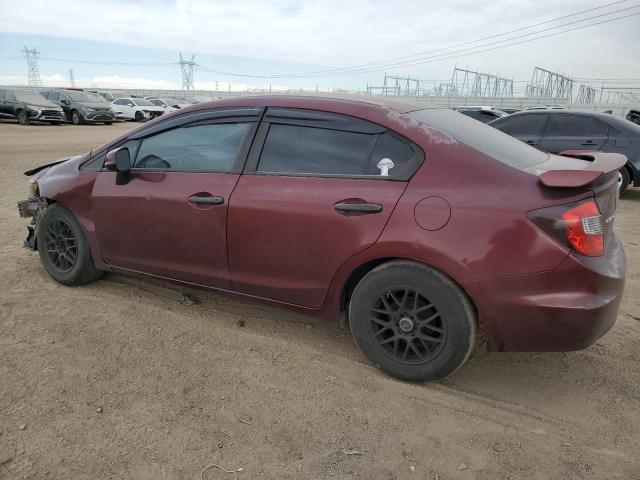  HONDA CIVIC 2012 Burgundy