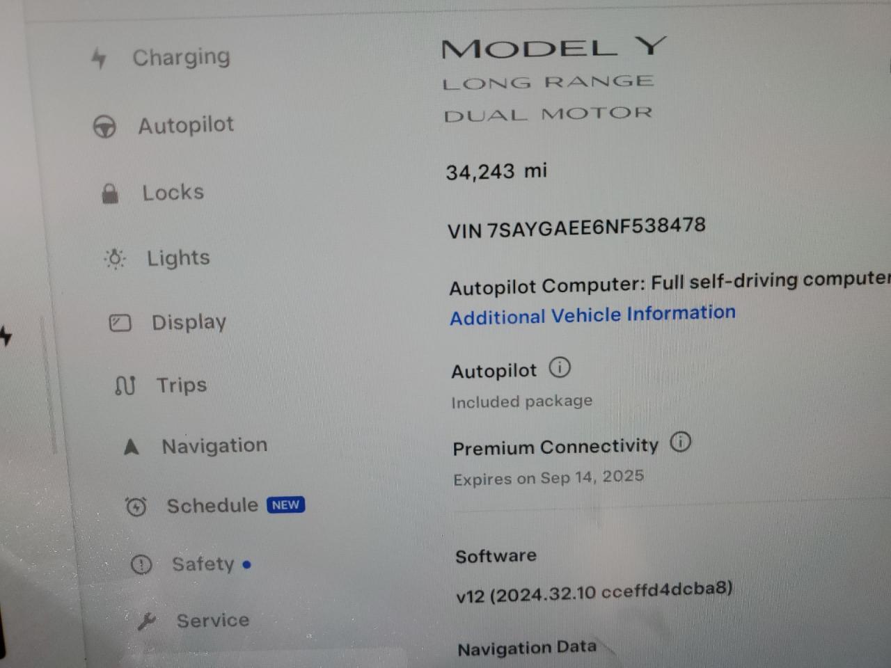 2022 Tesla Model Y VIN: 7SAYGAEE6NF538478 Lot: 84921354