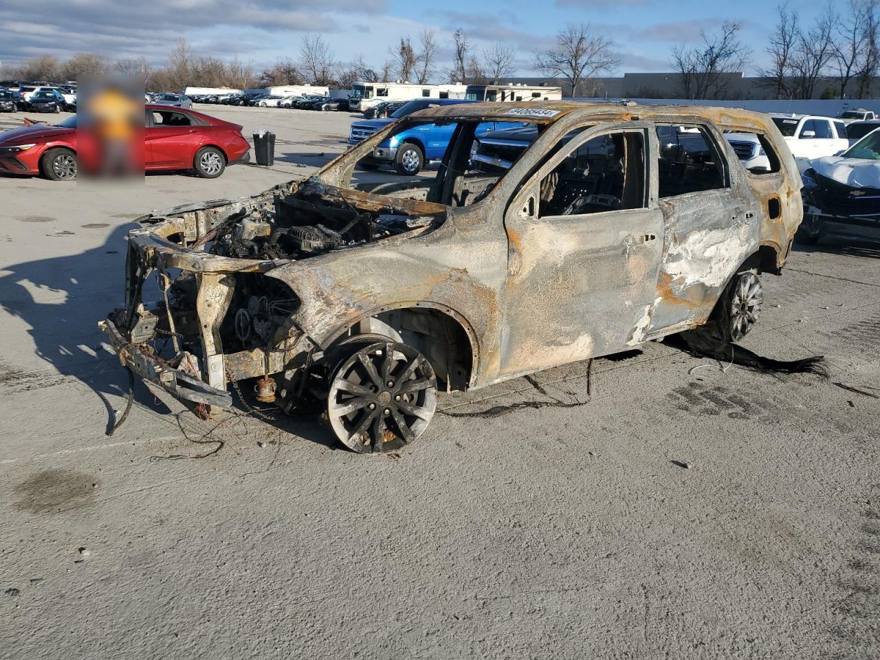 2015 Dodge Durango Sxt للبيع في Bridgeton، MO - Burn