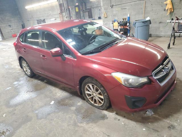  SUBARU IMPREZA 2014 Maroon