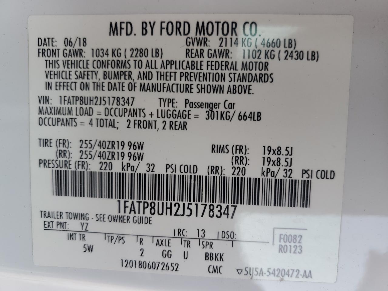 2018 Ford Mustang - Image 12