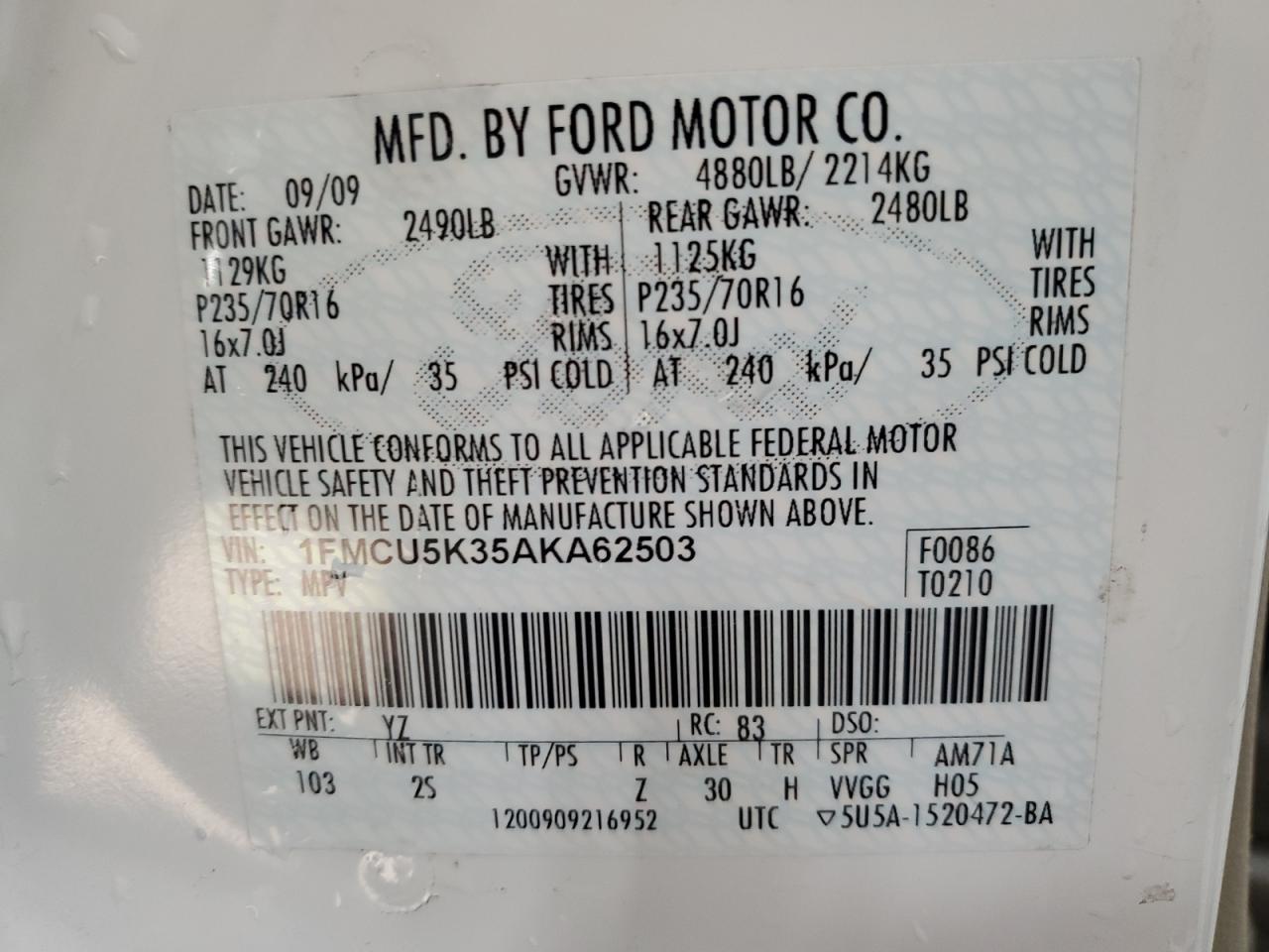 2010 Ford Escape - Image 15