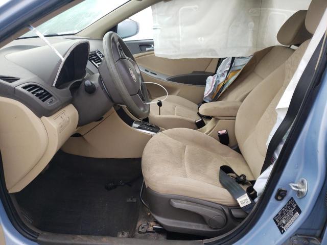  HYUNDAI ACCENT 2012 Синий