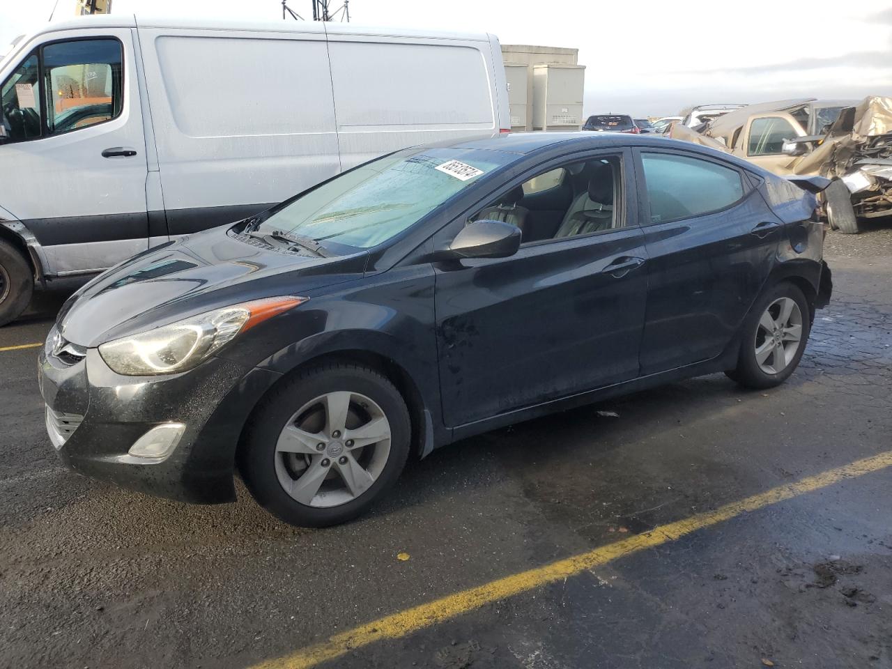 VIN KMHDH4AE4DU504895 2013 HYUNDAI ELANTRA no.1