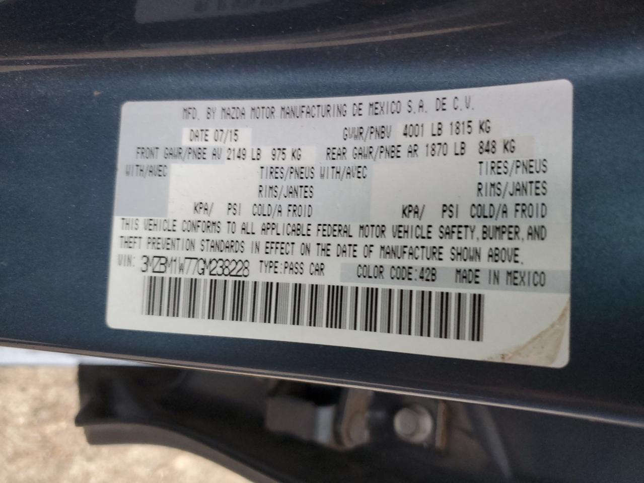 2016 Mazda 3 - Image 12