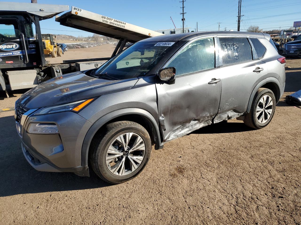 2021 Nissan Rogue Sv за продажба в Colorado Springs, CO - Side