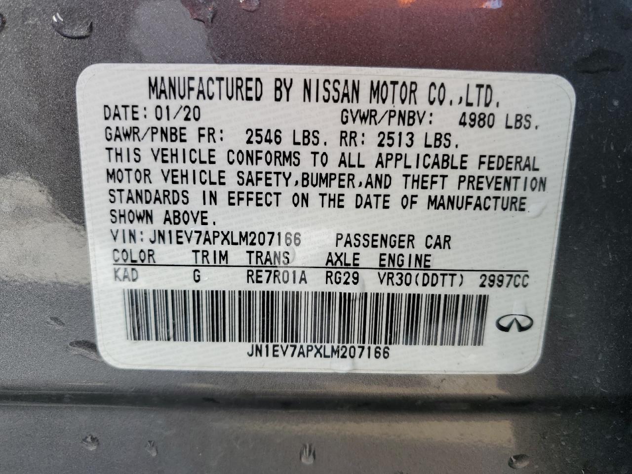 2020 Infiniti Q50 - Image 13