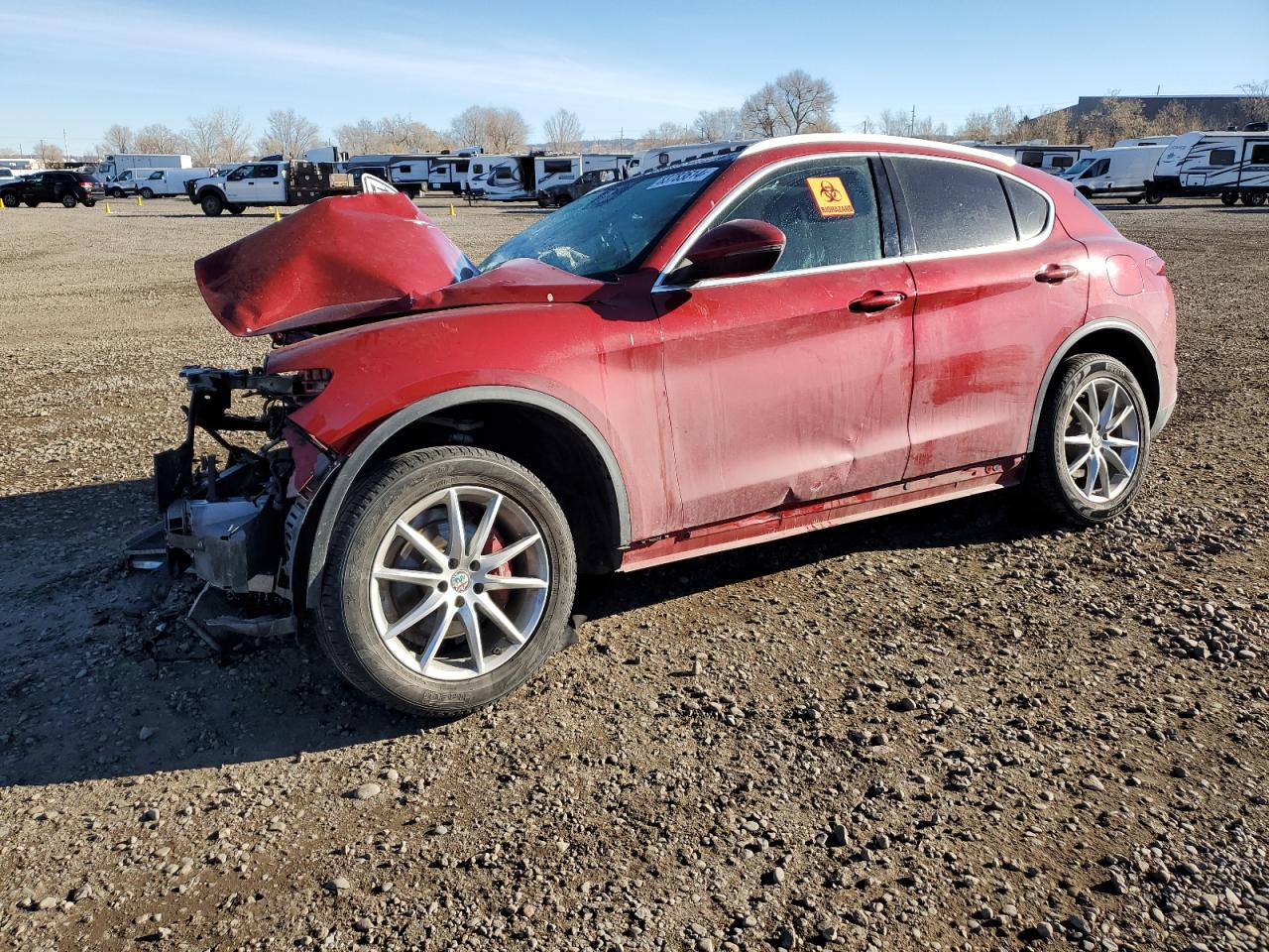 2018 Alfa Romeo Stelvio Ti na sprzedaż w Billings, MT - Front End