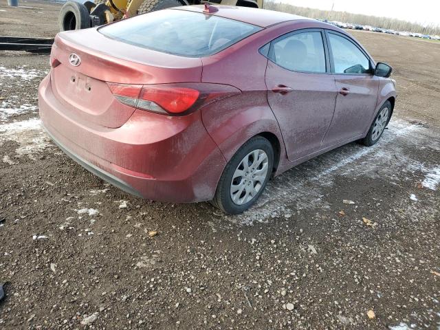  HYUNDAI ELANTRA 2016 Красный