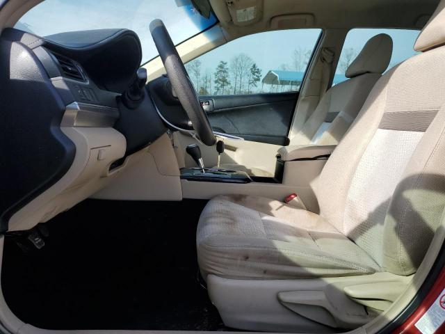  TOYOTA CAMRY 2012 Red