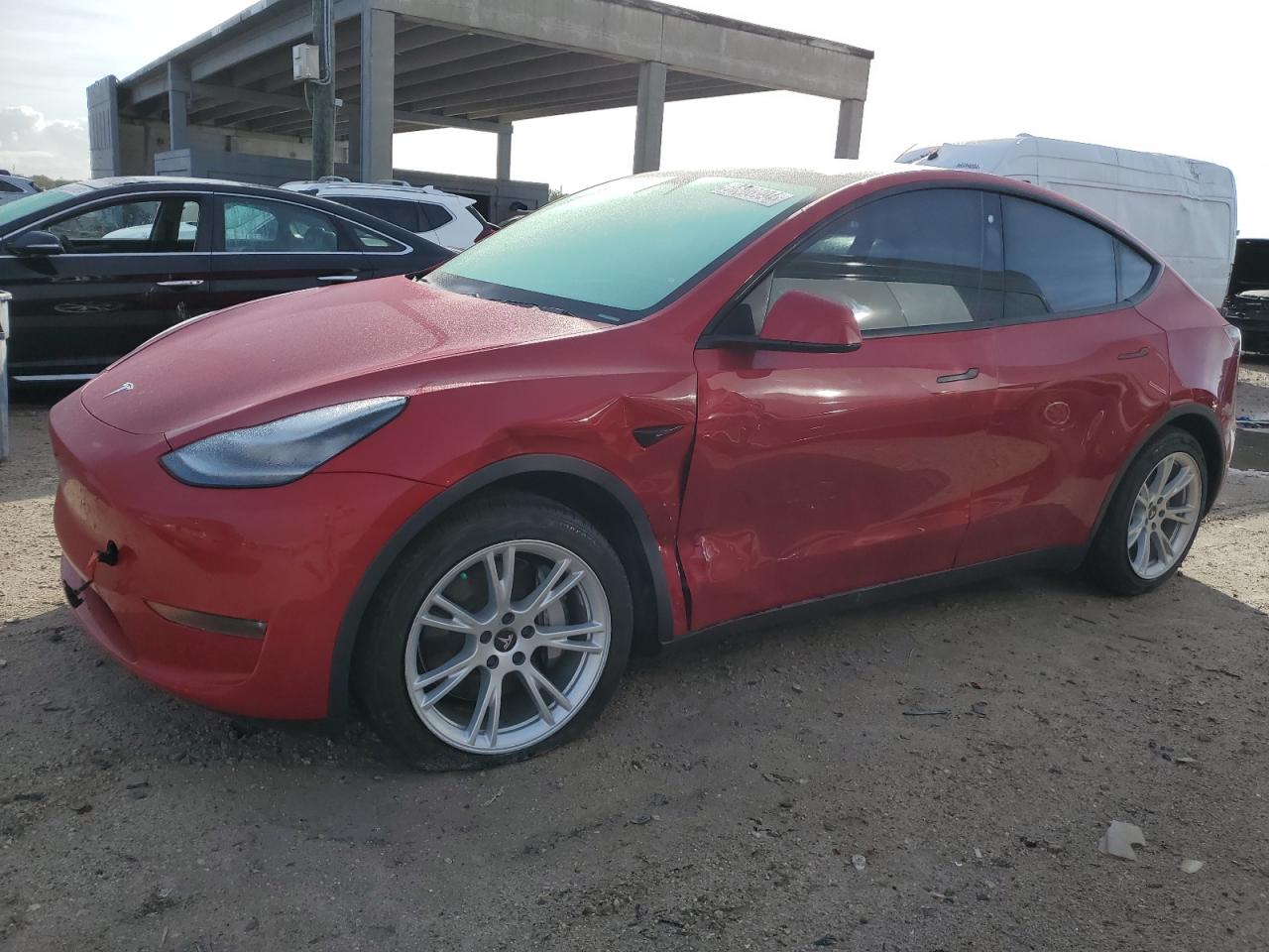 VIN 5YJYGDEE7LF014395 2020 TESLA MODEL Y no.1