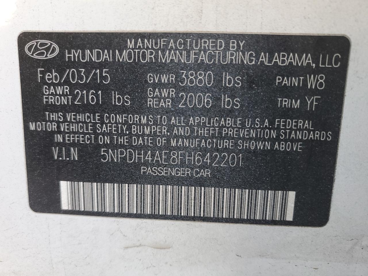 2015 Hyundai Elantra - Image 12