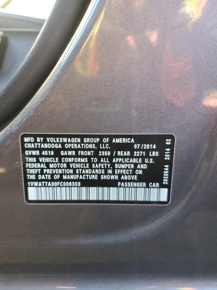 2015 Volkswagen Passat - Image 12