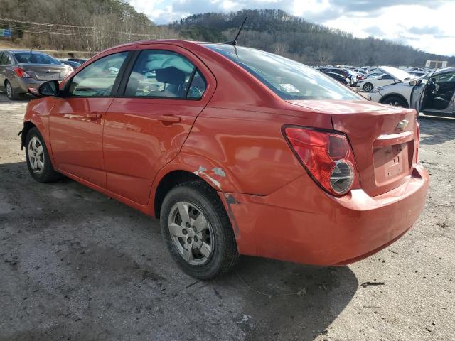  CHEVROLET SONIC 2013 Orange