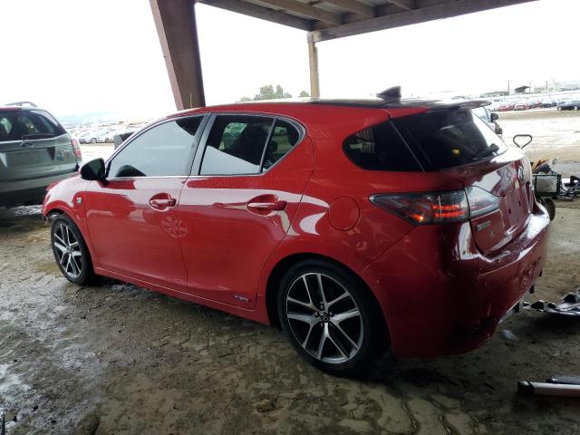  LEXUS CT 200 2016 Czerwony