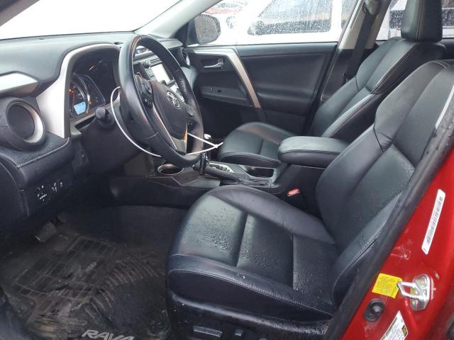  TOYOTA RAV4 2015 Красный